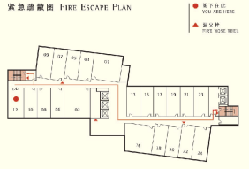 消防安全疏散示意图样例
