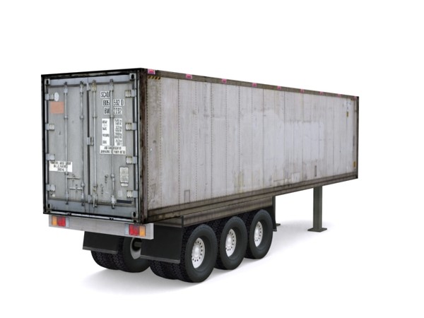 封闭式厢式半挂车