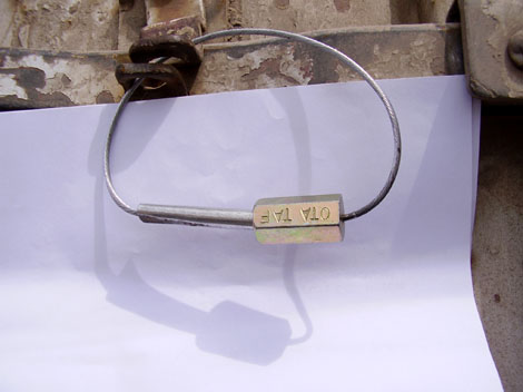 金属封条（bolt seal）实物